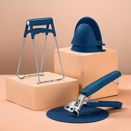 Yunsui anti-scalding plate and bowl clamp, household kitchen steaming dish, anti-scalding hand casserole artifact, stainless steel plate lifter set, value-for-money 2-piece set, plate lifter + bowl clamp