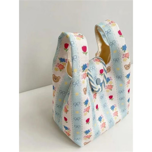 
Stroller hanging bag mini handbag canvas bag baby walking artifact large capacity stroller storage bag hanging bag mother bag little bear stroller hanging bag