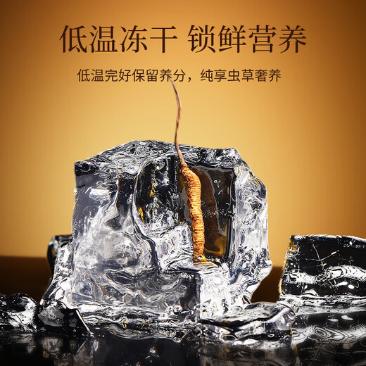 
Qilixiang Cordyceps sinensis 7.5g (30 roots) Qinghai Yushu New Dried Cordyceps Gift Box Cordyceps Cordyceps Good choice for group purchase gifts Gifts for parents and elders tonics