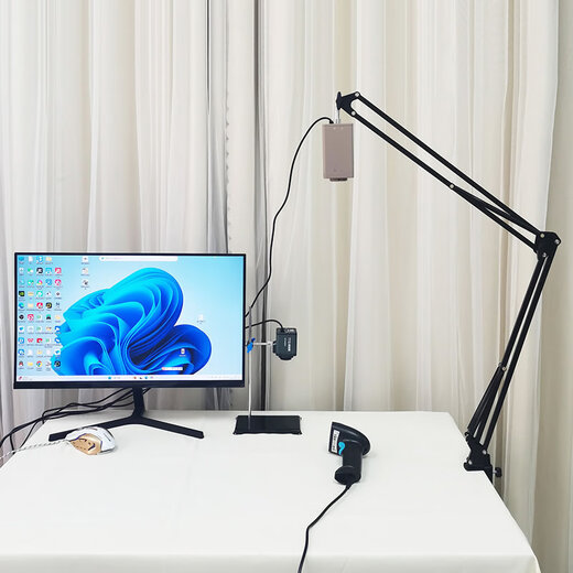 甜甜圈电商打包发货出库电脑摄像头4K超清摄像头售后举证退货拆包裹录像干洗店拍照 4K 【退货拆包套装】场景摄像头+扫描枪