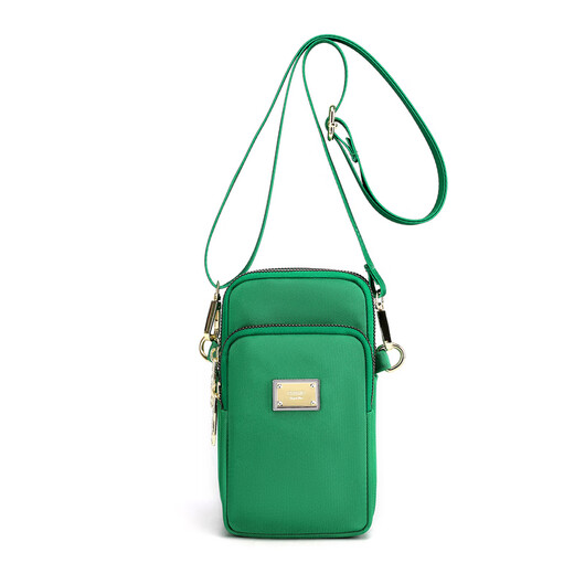 Kangaroo mobile phone bag for women 2025 Chinese Valentine's Day cross-body mobile phone bag halter neck wrist arm bag sports men's mini small bag trendy black