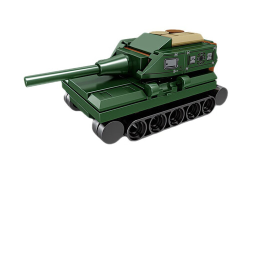 Kaizhi LEGO compatible World War II Tank Model Modèle Enfants assemblés Toys petites particules Blocs de construction Children's Birthday Caband Tank Légion [Une seule petite boîte, ensemble complet de coups de feu 8