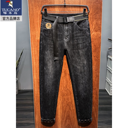 Woodpecker (Tucano) High-End-leichte Luxusjeans für Männer schlanke Füße im Frühjahr und Herbst.