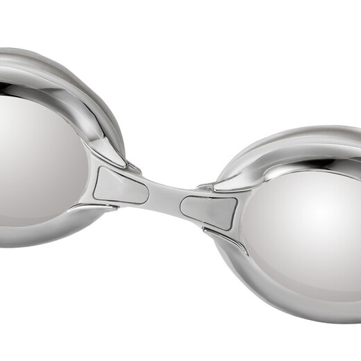 Gafas de natación galvanizadas YINGFA, impermeables y antivaho, revestimiento brillante, equipadas con tapones para los oídos con agente antivaho, montura grande clásica y cómoda Y2800M, revestimiento gris (con agente antivaho + tapones para los oídos)