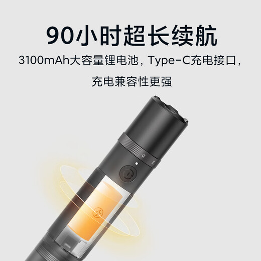 Mijia Multifunctional Flashlight Seat Belt Cutter Window Breaker Strong Light Lighting Safety Hammer Suitable for New Energy Vehicles