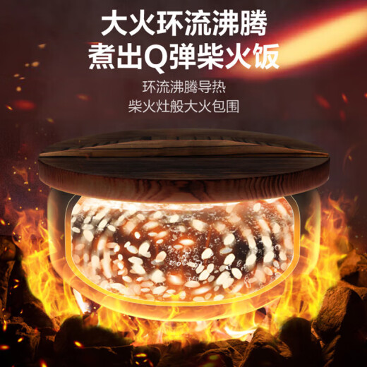 苏泊尔（SUPOR）本釜电饭煲电饭锅家用4L大容量多功能智能预约触碰柴火饭粥汤饭锅 SF40FC698本釜内胆 4L