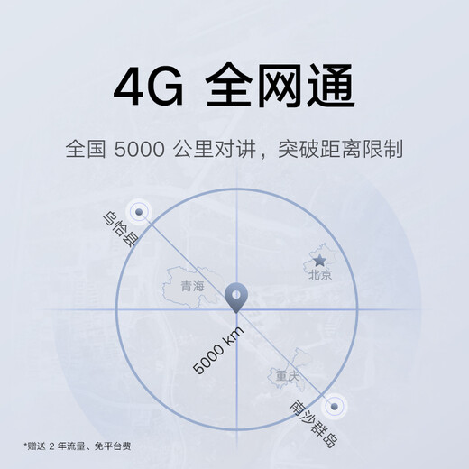 Xiaomi public intercom 5000 kilometers, outdoor self-driving mobile phone station for hotel catering construction site (4G full network access + Type-c charging + APP team)