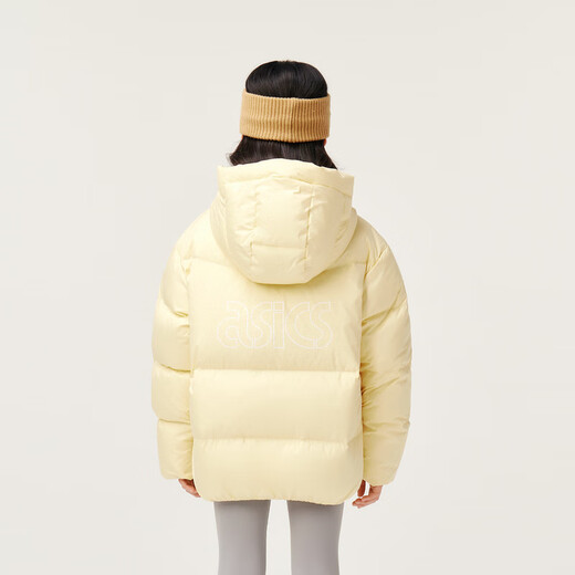 ASICS (ASICS) Kinderkleidung Mädchen Drei-Proof-Jacke Winter 2024 Lose Puffhülle Brot Jacke 334241074003