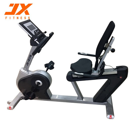 Junxia (JUNXIA) JX-2018 light commercial horizontal exercise bike indoor back-rest pedal cycling exercise bike
