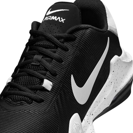 Nike (NIKE) men's basketball shoes AIR MAX IMPACT4 sneakers DM1124-011 black 40.5