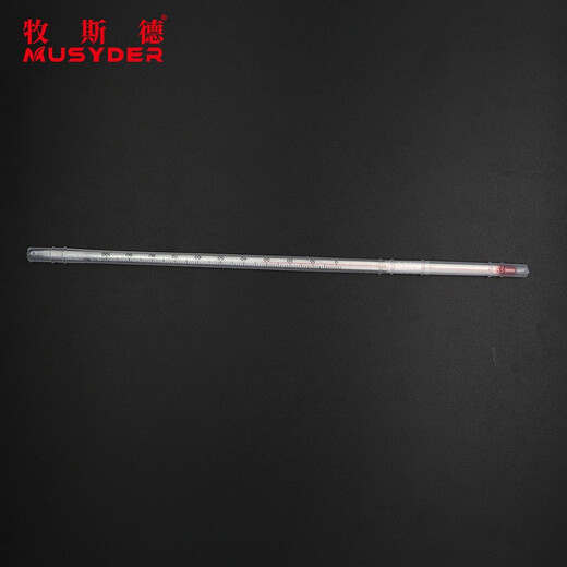 Mushide red water stick meter 0-100 degree alcohol kerosene water bath thermometer glass pig farm special, shipped after disinfection 1 stick