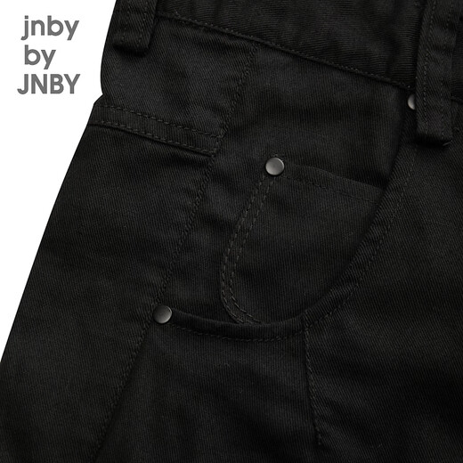 jnby by JNBY江南布衣童装春夏棉麻背带长裤休闲连体裤男女童儿童1N2E1476A 001/本黑 110 cm
