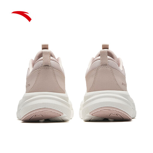 ANTA Shenxing 10丨Guan Xiaotong's same autumn and winter new shock-absorbing sports shoes for women, casual training shoes 122517718 Papery White/Lotus Root Gray-11 37.5