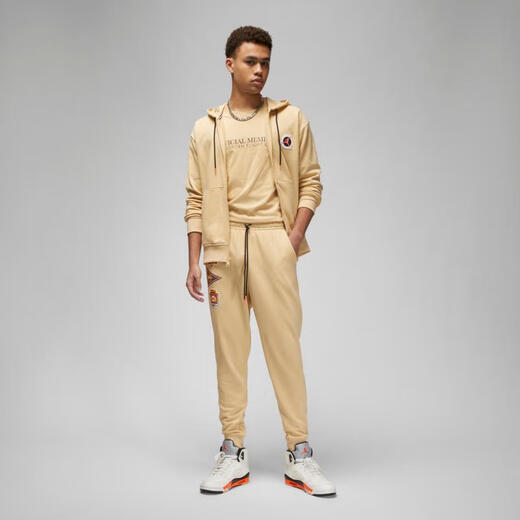 NIKE [大发发] Nike Men's AS M J FLT MVP LTWT FLC PANT Knitted Trousers DX9719-252 S
