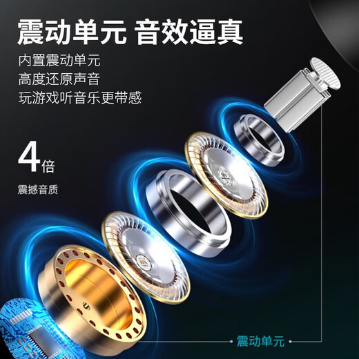 BKAYP-Kopfhörer Wired In-Ear 3,5 mm geeignet für Huawei Apple Honor Vivo Xiaomi Redmi Nova Computer-Spielgeräuschreduzierung 1,2 Meter mit Drahtumdrehung mit niedriger Akzente HiFi-Schallqualität