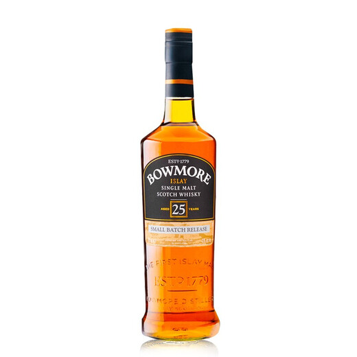 波摩（Bowmore）洋酒艾雷单一麦芽苏格兰威士忌 25年限量版700ml英国进口