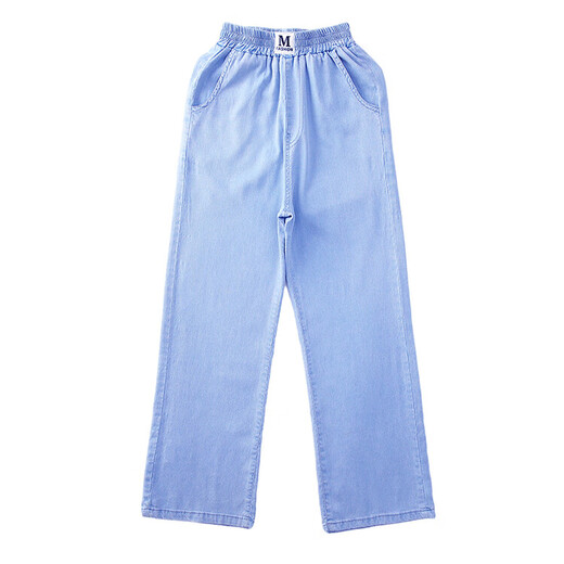 Disney (Disney) Kinderkleidung Girls Jeans Jeans Sommer Dünne Kindersporthosen kleine Mädchen Hosen mittel- und großer Kinderschüler Moskito-Repellenthose Blau 835-170 für Höhe 160-170 cm Alter 14-15