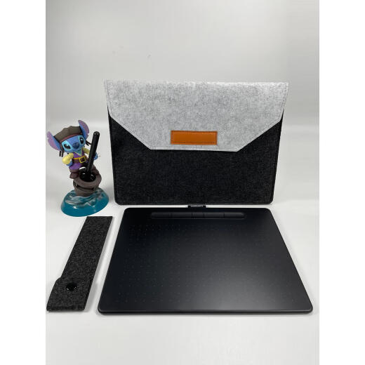 和冠（Wacom）数位板保护套CTL472/672/6100/4100收纳毛毡包手绘板防护包 PTH860双层加厚 (送定制笔 0x0cm