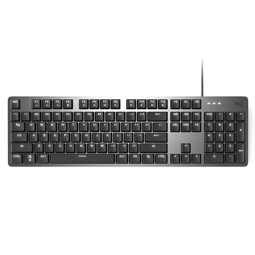 罗技（Logitech）【富士晴雪绿】K845机械键盘 游戏键盘 办公键盘全尺寸办公家用背光电竞吃鸡键盘 K845-红轴（ABS键帽）