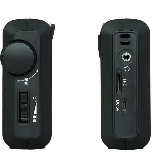 Panda (PANDA) T-01 Mini three-band semiconductor full-band radio for the elderly plug-in card lithium digital audio (black)