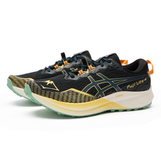 ASICS (ASICS) Cross-Country-Laufschuhe Herrenschuhe Fuji Lite 4 bequeme gepolsterte Kräfte-resistente Sportschuhe 1011b698 Größe 40.5