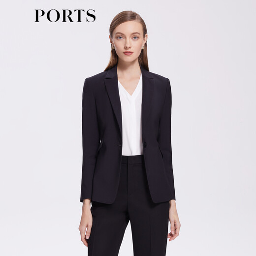 PORTS early spring new women's workplace casual small suit ALD8J008NWW050 black regular M (6)