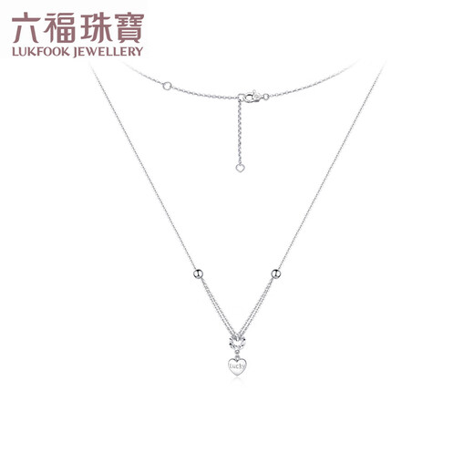 Lukfook Jewelry Platinum Necklace Lucky Heart Platinum 950 Heart Shape Necklace Price Approximately 4.20g