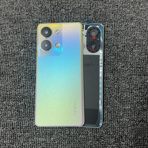 Suitable for OPPOreno9 original disassembly back cover RENO9pro back shell 9Pro+ original back cover battery cover Reno9Pro+ Haoyue black with frame lens