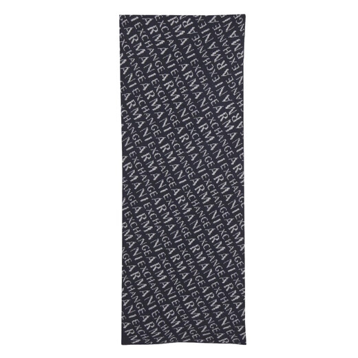 ARMANI/Armani AX Couple Model Men's Fashion Two-Color Warm Scarf XM000336 AF12274 Dark Blue FB055 One Size