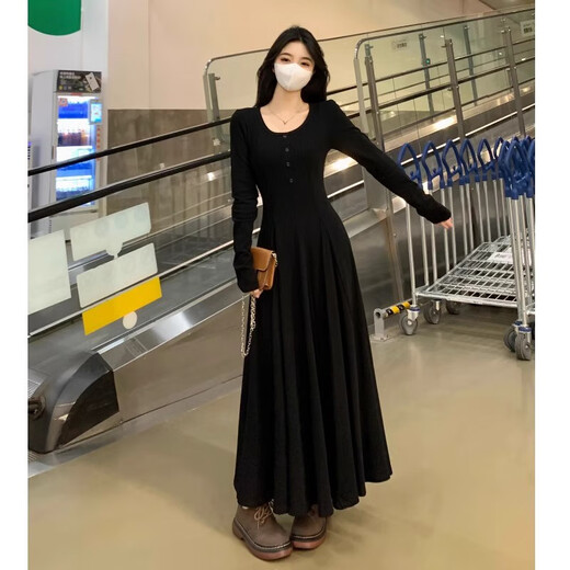 Miao Yijia Französisches Kleid für Frauenrock für Frühling und Herbst 2025 Neues pures Sommerkleid für kleine Person mit High-End
