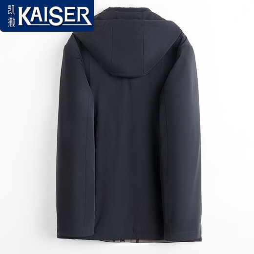 Caesani Fighting Park überwinden Männerpelzmantel Herren Nerze Full Nermer Inner Inner Liner Herbst und Winter verdickte mittlere und ältere Daddy-Jacke Blau und grau Nerz Inner Innerer 180/2xl geeignet für Gewicht 145-160jin [Jin entspricht 0,5 kg]