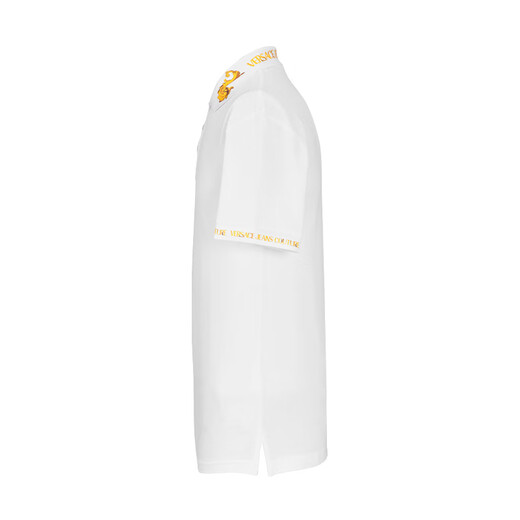 
VERSACE JEANS COUTURE Luxury Men's Clothing Versace Men's Business Polo Shirt 11932 Gift White 2XL