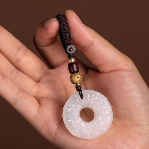 Leledi Ancient Style Jade Pixiu Schlüsselkette für Männer und Frauen Autoschlüsselanhänger Hängende Dekoration Anhänger Reichtum Rebirth Stil