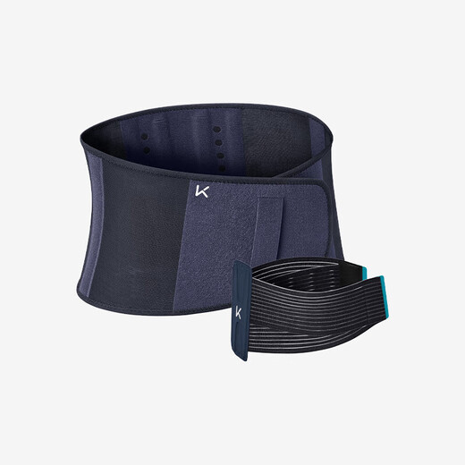 Keep waist support fitness belt sports support for men and women waist support squat basketball sweat fat burning sedentary waist turquoise green L