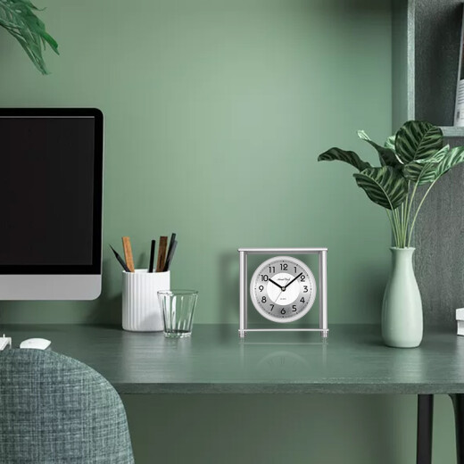 Hermle Uhren europäischer Stil moderner Kunst leichter Luxus dekoratives Quarzuhr Schlafzimmer Wohnzimmer Römisch Tischuhr Qt206-210001