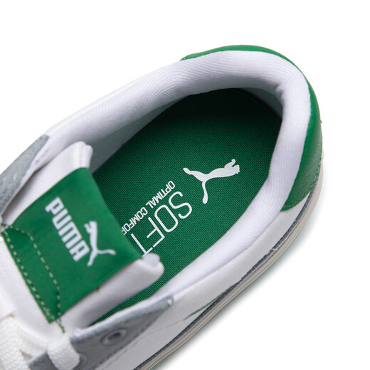 Puma Puma Herrenschuhe Frauenschuhe Leinwandschuhe Sommer neuer Stil kleine weiße Schuhe Leichte atmungsaktive vulkanisierte untere Top-Schuhe Casual Schuhe 395020-06/Puma weiß-grün-mediumgrau 39 39