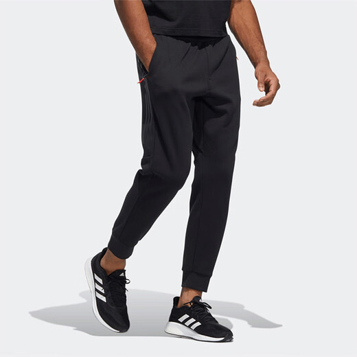 Adidas Year of the Tiger limited edition retro sports side stripe leg knitted sweatpants men's black black L