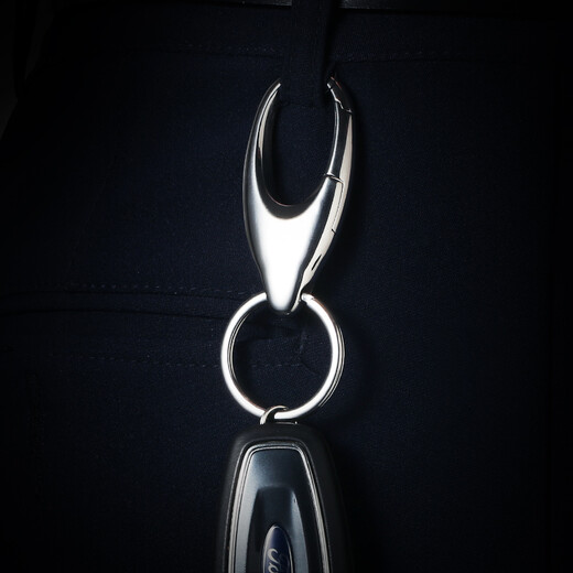 Jobon Edelstahl Schlüsselkette Männer und Frauen Autos Schlüsselkette Ring Anhänger Metall Personalisierte kreative Neujahrs -Feiertagsgeschenk