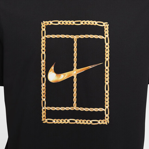 Nike Nike-Tennisuniformen kurzärmeligte T-Shirt-Männer und Frauen Polo-Hemd Sport Nadal Schnelltrockne Badminton Uniform Casual Training [Tennisuniform] HF6218-010 XL