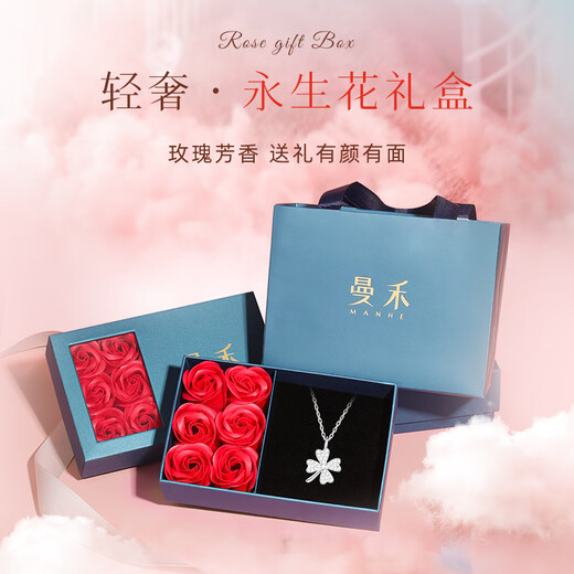 MANHE S925 silver four-leaf clover necklace for women 2025 new pendant jewelry birthday gift for girls, friends and wives