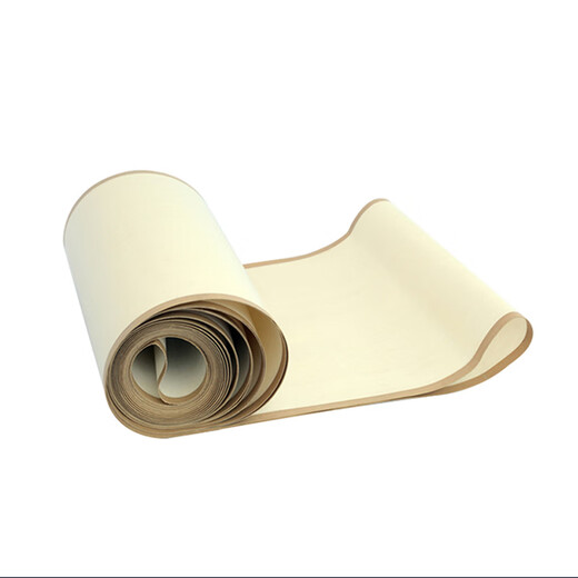 Teflon high temperature cloth conveyor belt PTFE microwave dryer wear-resistant belt Teflon conveyor belt 0.65mm thick white glossy anti-hemp anti-adhesive composite machine belt