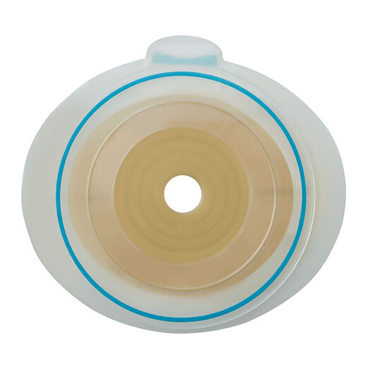 Kangle Baoshengshu Mio Chasis ostómico Plano adhesivo de dos piezas Chasis ostómico 10561 Juego de bolsillo ostómico de dos piezas: 5 10561 Chasis + 5 Pockets ostómicos 12242