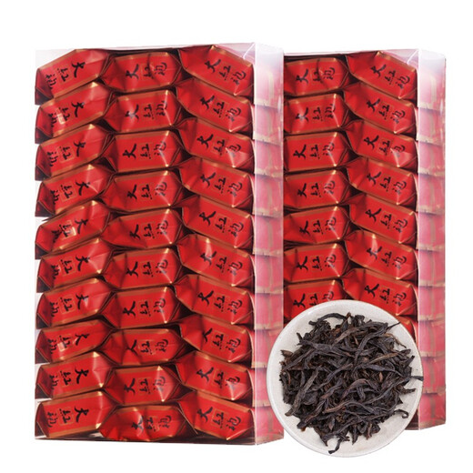 
Good tea farmer Fujian Wuyi Rock Tea Dahongpao Tea Strong Flavor Type 500g Independent Small Package Oolong Tea Tea Gift