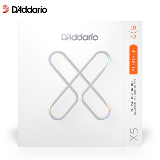 D'Addario XSAPB1047 Импортированные народные гитарные струны в Соединенных Штатах, Стальная струнная ядра, анти-рост