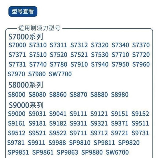 原装飞利浦剃须刀series9000刀头SH90 S9731S9031S9781刀片网 3刀3网国产