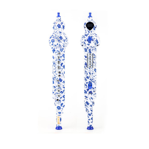 Instrumentos musicales domésticos de seda eléctrica de la rima de China Pipada electrónica Hulusi Flute Electric Electric Saxophon Instrumento musical para principiantes y porcelana blanca