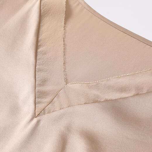 Goldener Santa Jurchen Silk Sexy Satin Basis Weste YSFBB702 Seidenweiß 8229 XL