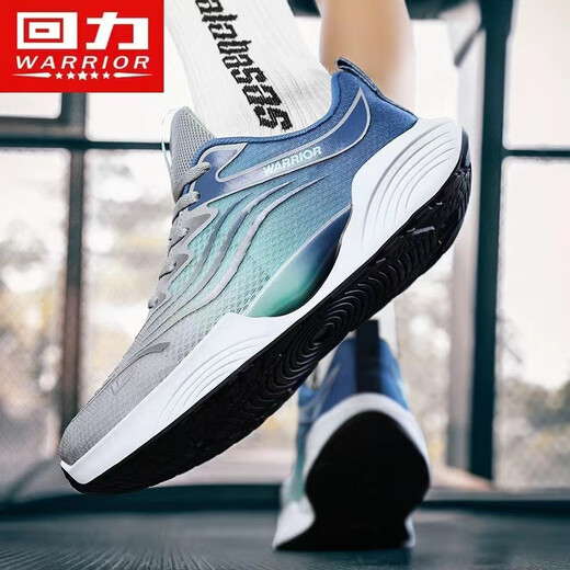 Pull back new men's shoes summer mesh shoes men's breathable sports shoes thin running mesh shoes thick sole versatile E719C white light blue orange 41