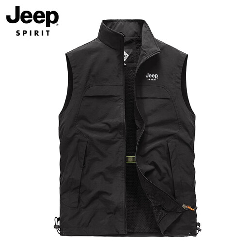Jeep Spirit Summer Vest Men's Fishing Photography Gest Loose Sports Workhorse Clip pour hommes Veste 9898 KAKI 3XL