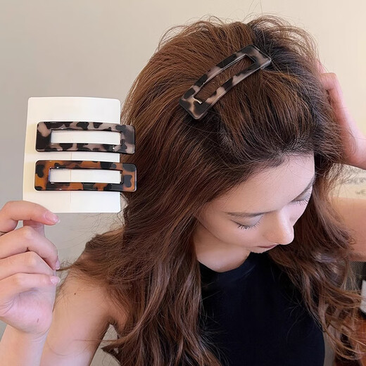 Xiang Wan hair clips 2 vintage BB bangs clips women's forehead hair clips women's side hair clips hair clips hair accessories